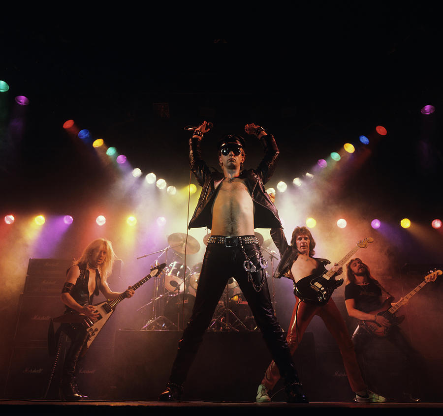 Judas Priest Album Cover Shoot #1 Photograph by Fin Costello