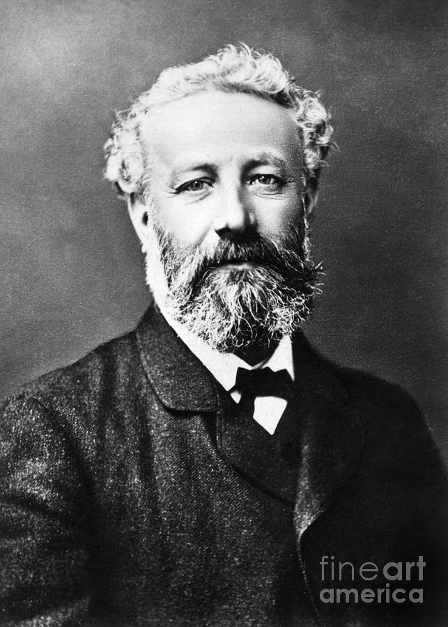 Jules Verne - Portrait Photograph by European School
