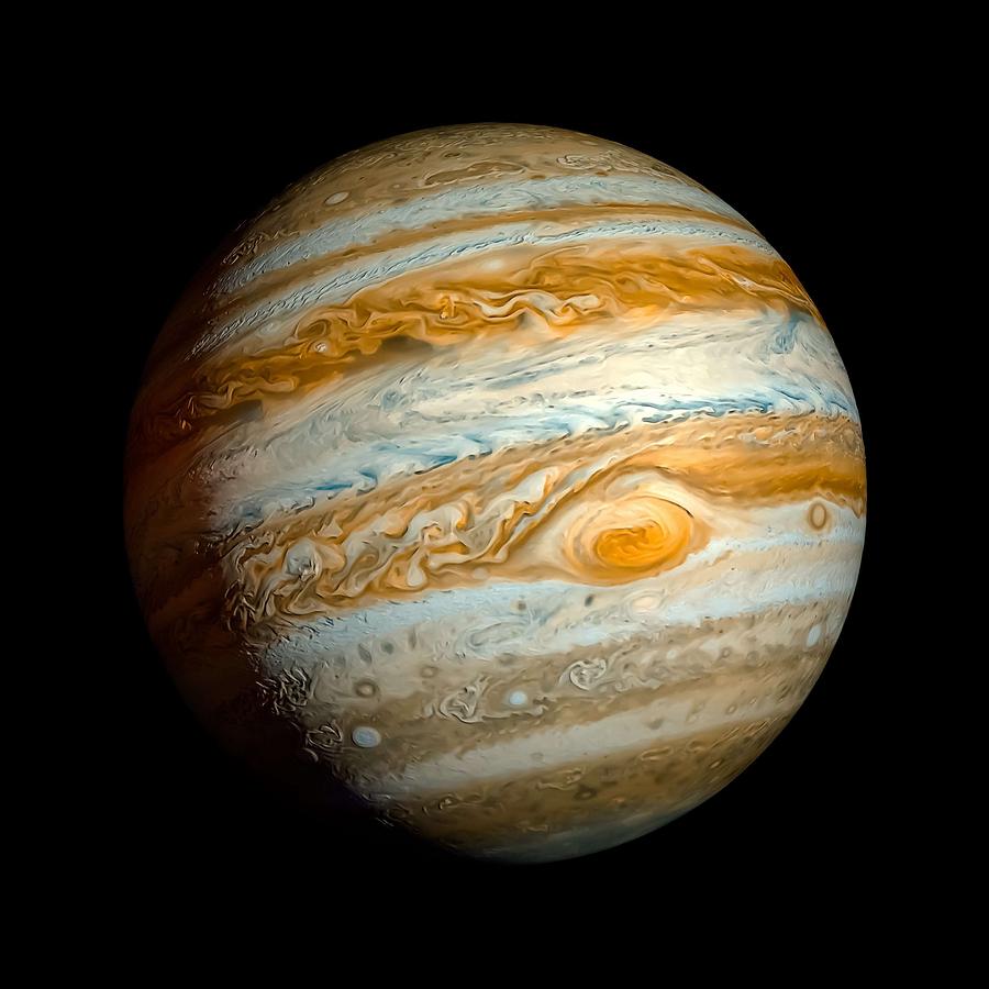Jupiter And The Storm Of The Century #1 Painting by Celestial Images