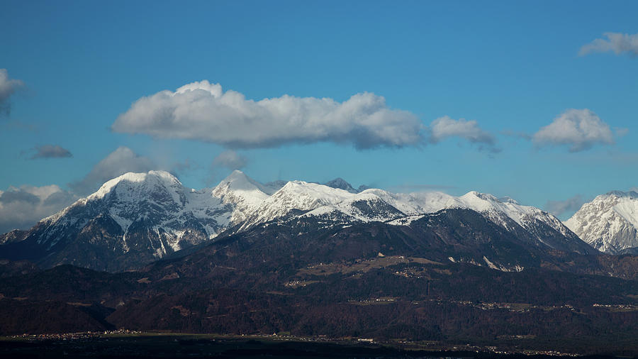Kamnik Alps in Winter #1 Photograph by Ian Middleton