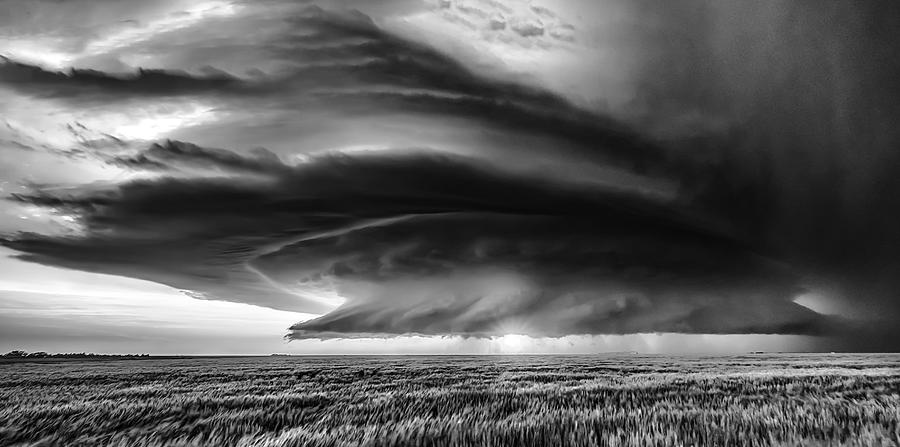 Black And White Photograph - Kansas #1 by Rob Darby