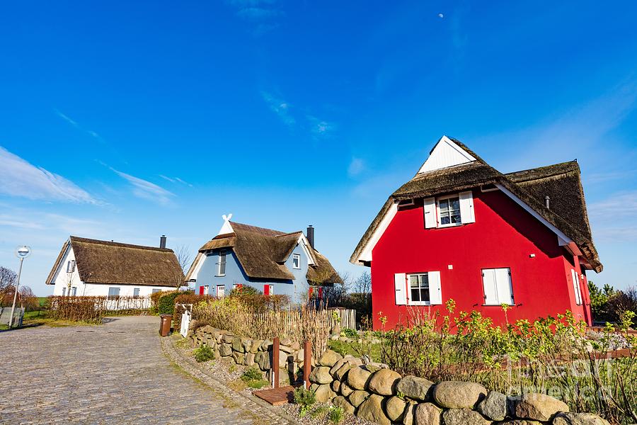 Kap Arkona, GERMANY. Colorful houses #1 Photograph by Michal Bednarek