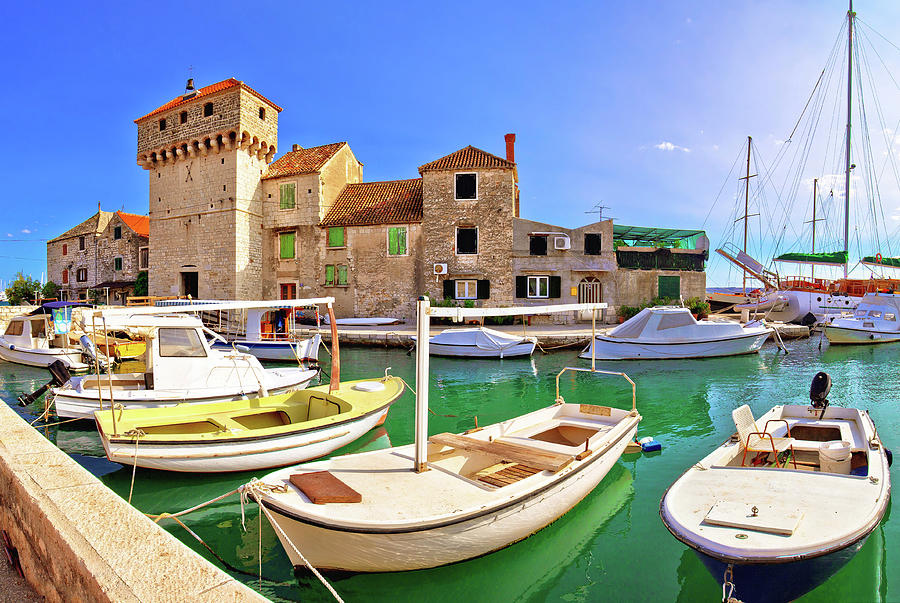 Kastel Gomilica old island town on the sea near Split #1 Photograph by Brch Photography