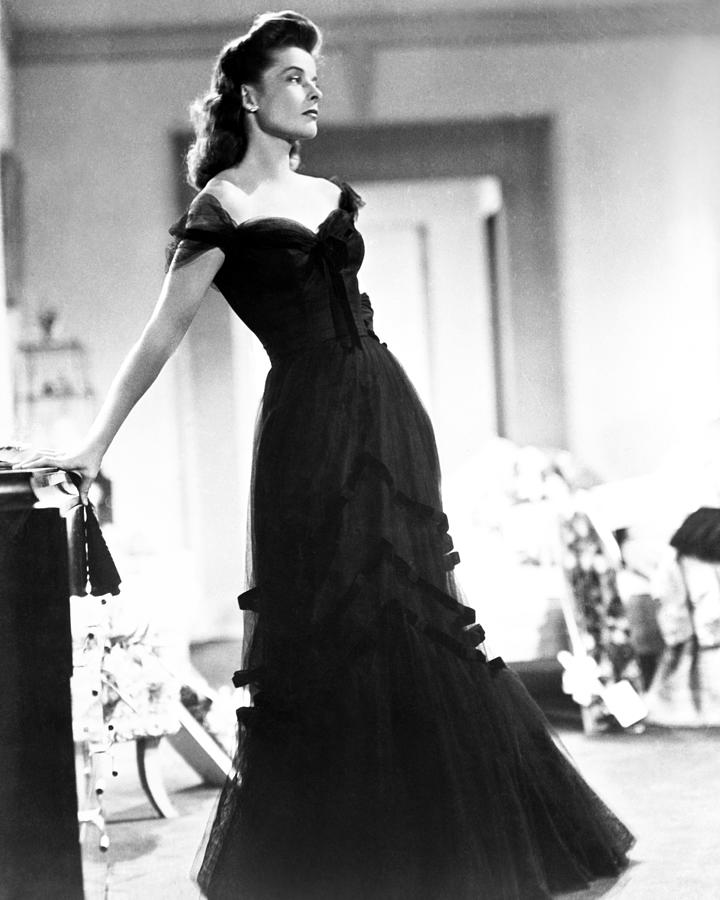 Katharine Hepburn In Evening Gown #1 Photograph by Globe Photos - Fine ...