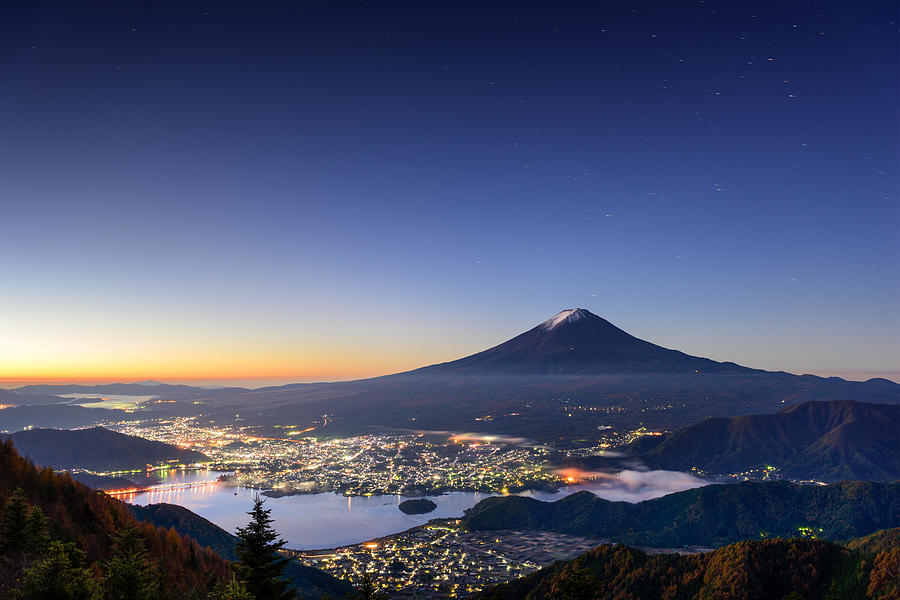 Kawaguchi Lake, Japan With Mt. Fuji #1 Photograph by Sean Pavone - Pixels