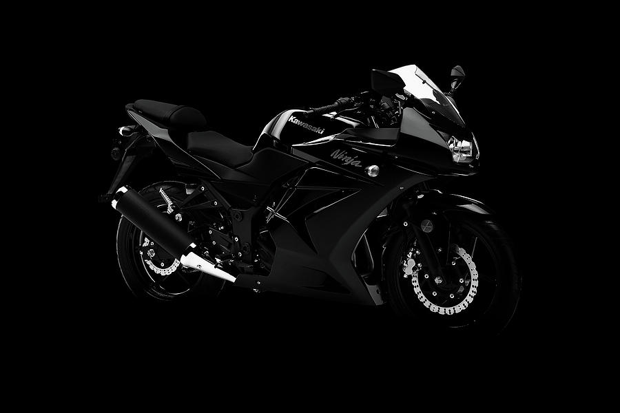 Melting profil ankel Kawasaki Ninja 1000 Sport Black Mixed Media by Smart Aviation