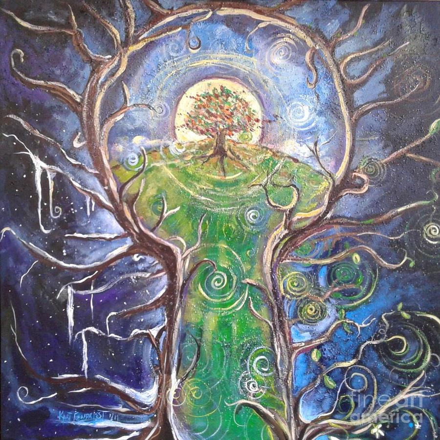 Keyhole to creation Painting by Kurt Fondriest Keyhole to creation Painting by Kurt Fondriest