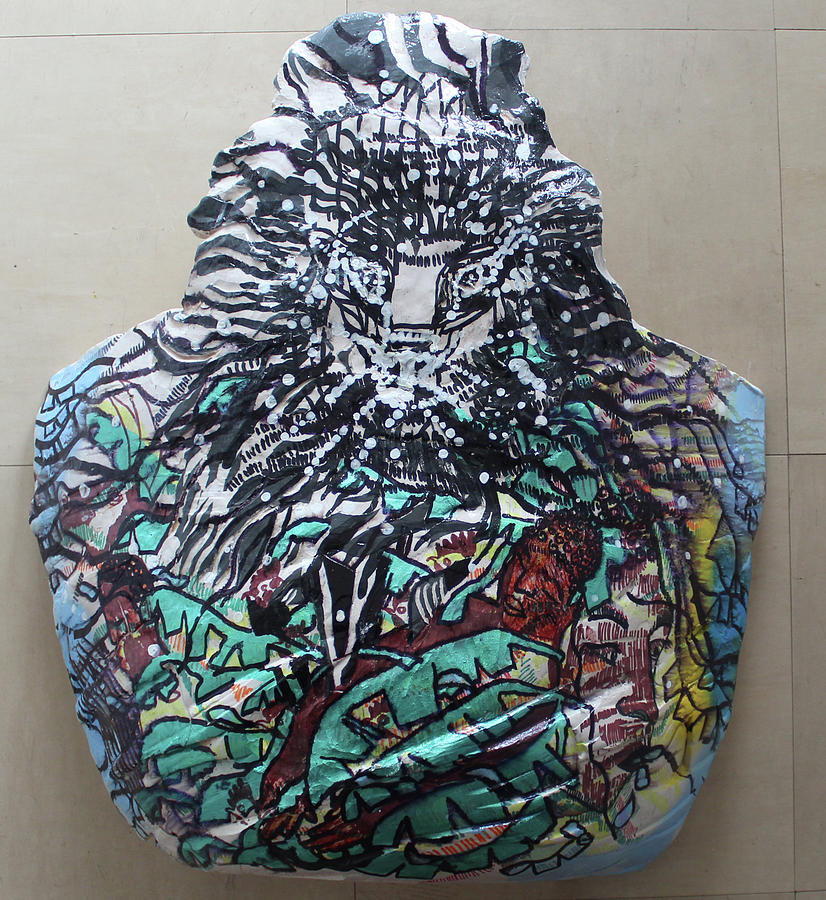 Kikapu Sculpture Kintu and Nambi Kintus Tasks #1 Painting by Gloria Ssali