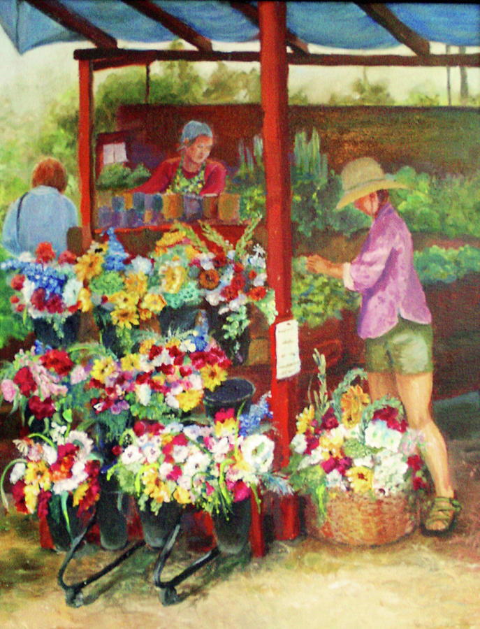 Killarney Farms Booth #1 Painting by Harriett Masterson