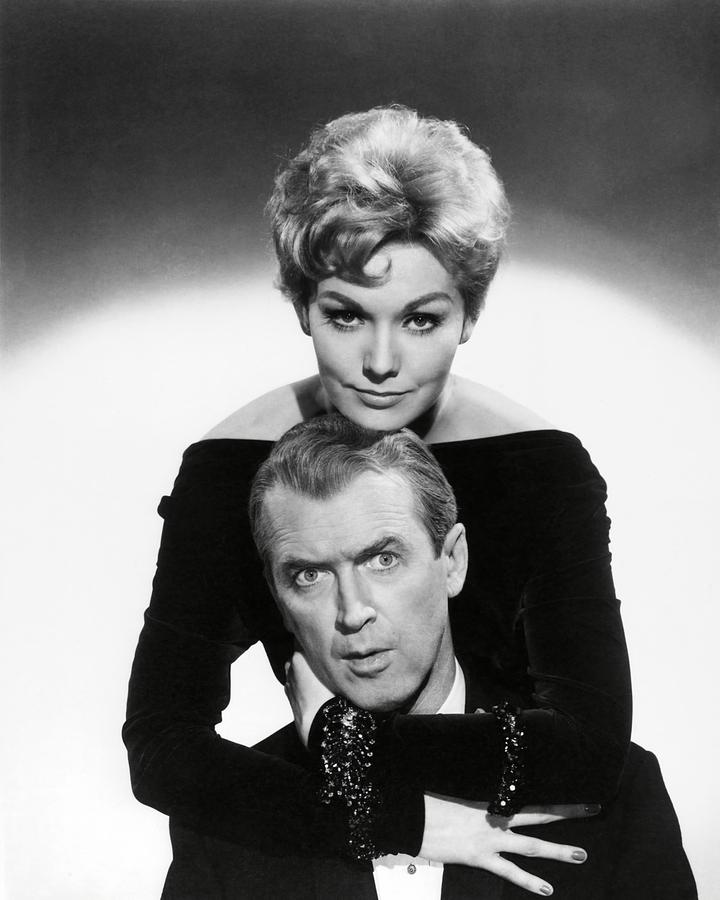 KIM NOVAK and JAMES STEWART in BELL BOOK AND CANDLE -1958-. #1 Photograph by Album
