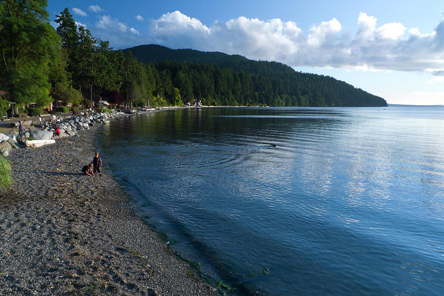 Kimple Beach Orcas Island Photograph By David L Moore