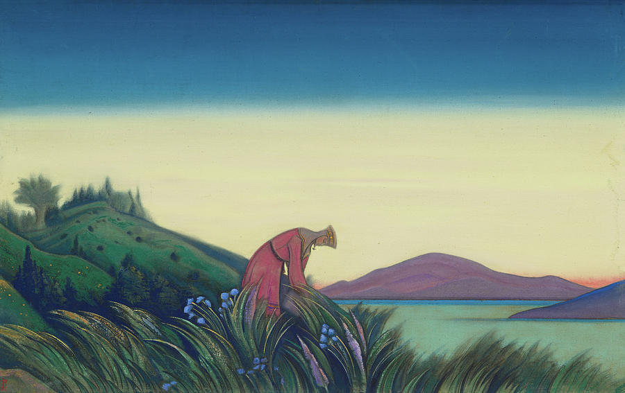 Nicholas Roerich Painting - Kind grasses - Vasilisa Wise #1 by Nicholas Roerich
