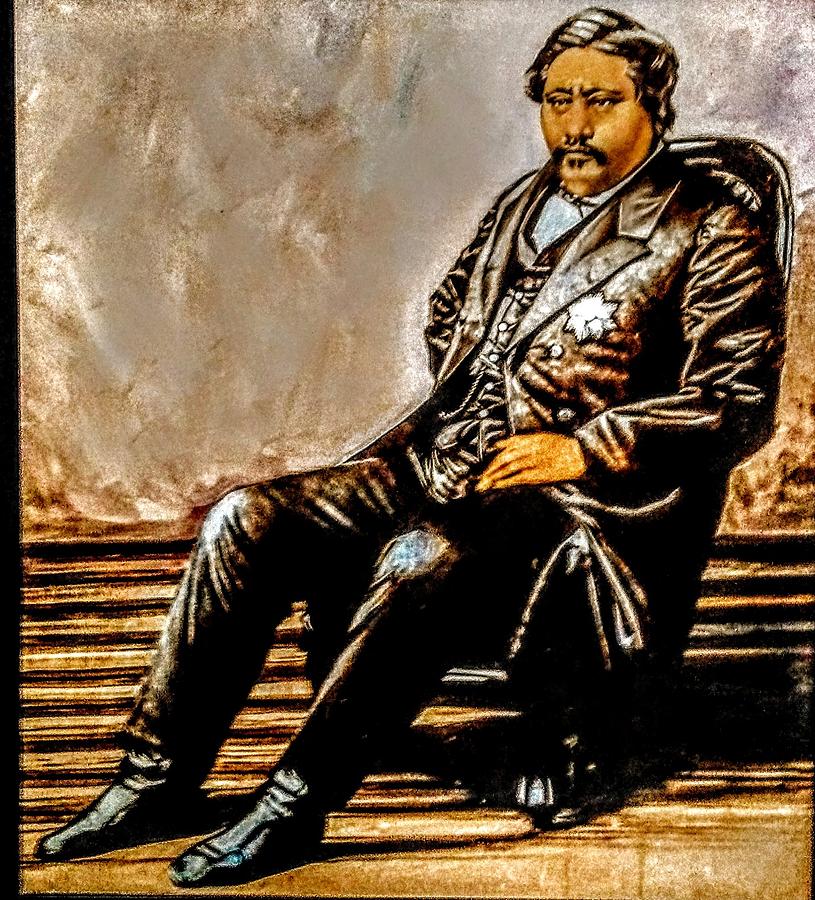 King Kamehameha V Painting by Kawika Kawananakoa