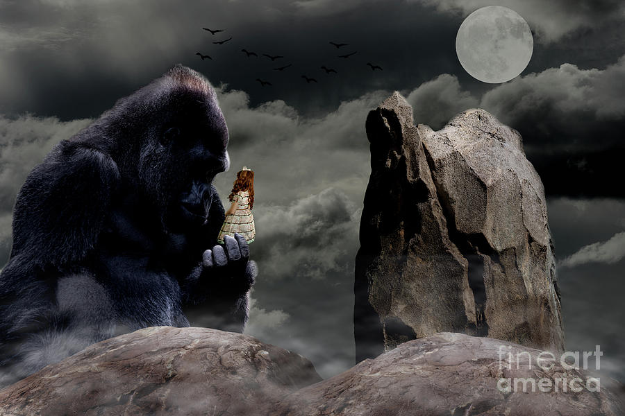 King Kong Digital Art - King Kong #2 by Ed Taylor