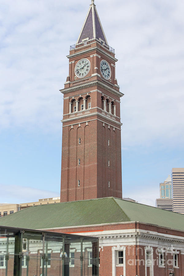 King Street Station Clock Tower Seattle Washington R1417 #1 Photograph by Wingsdomain Art and Photography