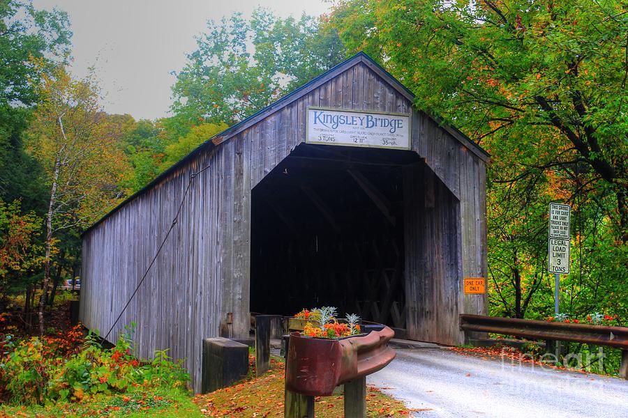 Kingsley Covered Bridge Photograph by Terry McCarrick