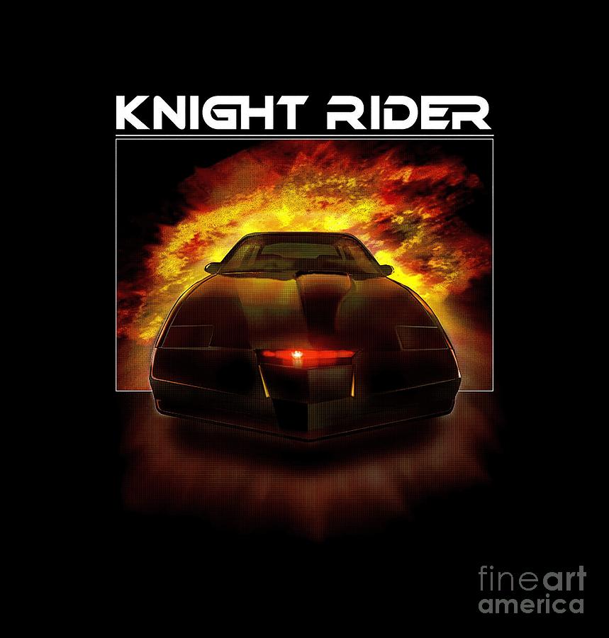 Movie Digital Art - Knight Rider #1 by David Michael Hasselhoff