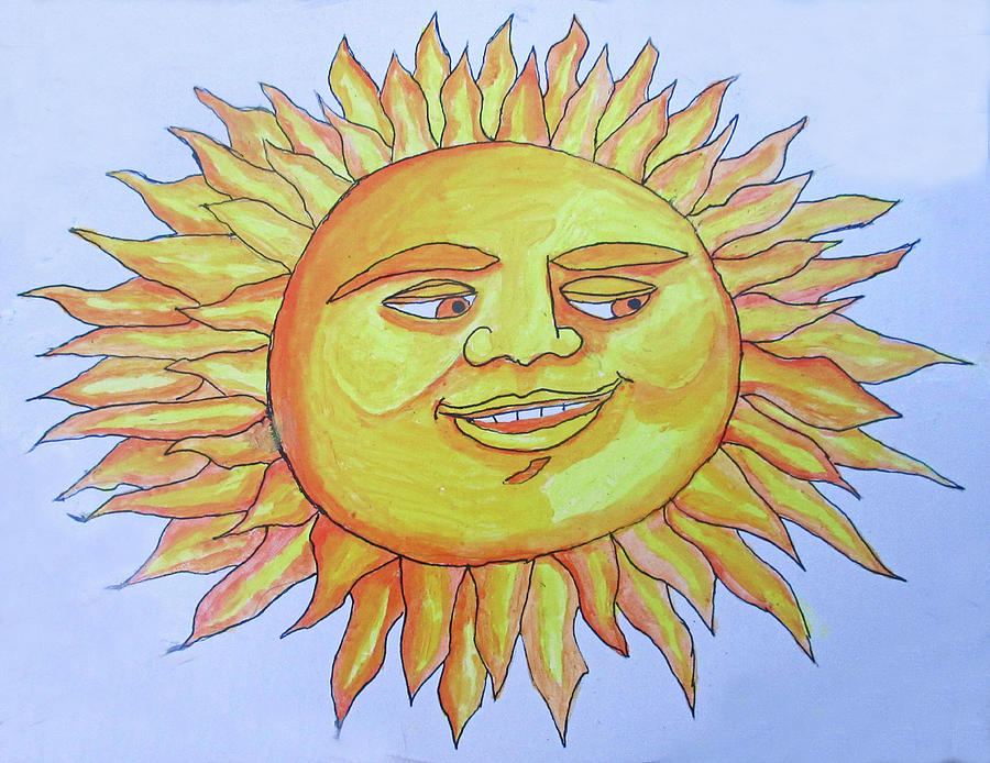 Knowing Sun Painting By Gordon Wendling
