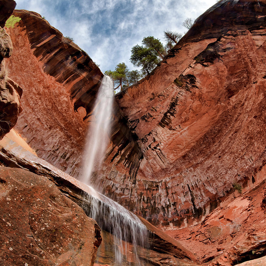 Kolob Canyons Falling Waters #1 Photograph by Leland D Howard