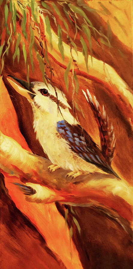 Kookaburra #1 Painting by Glen Johnson