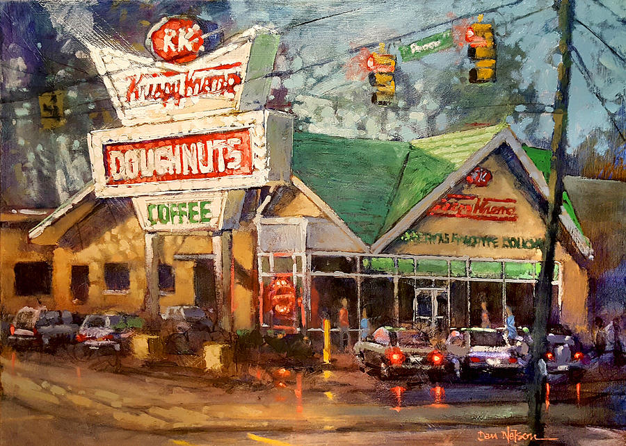Krispy Kreme Evening Painting