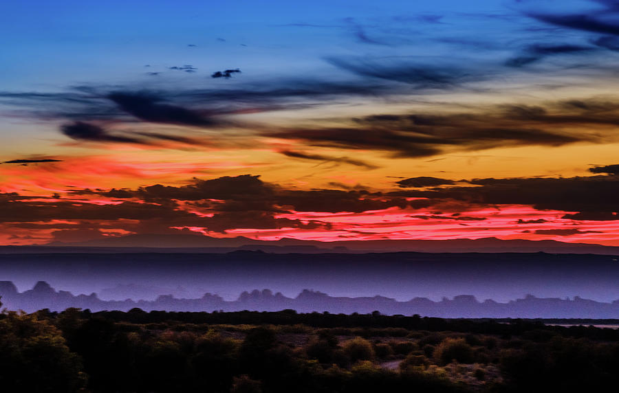 La Sal Sunset #1 Photograph by Johnny Boyd
