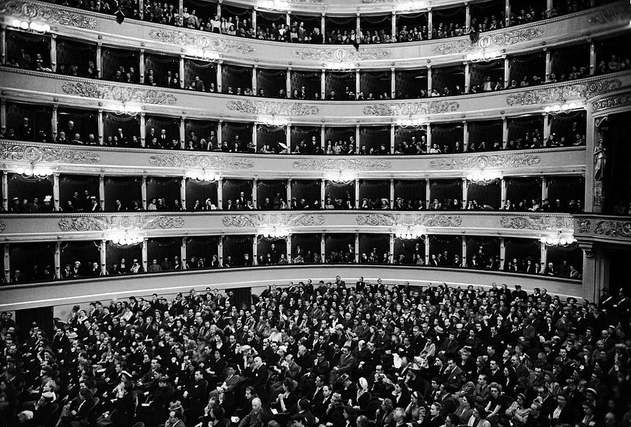 La Scala Photograph - La Scala Opera House #5 by Alfred Eisenstaedt