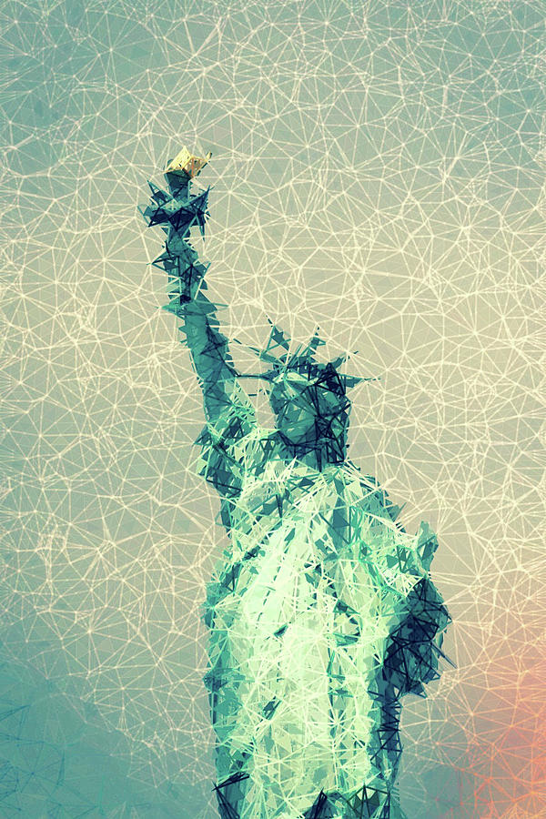 Lady Liberty #1 Digital Art by Prince Andre Faubert