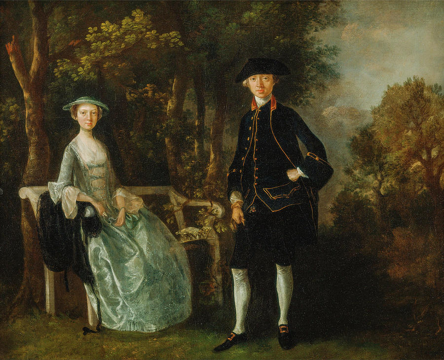 Lady Lloyd and Her Son, Richard Savage Lloyd Painting by Thomas ...