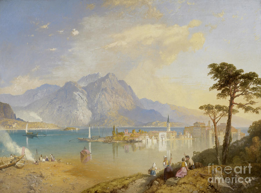 James Baker Pyne Painting - Lago Maggiore by James Baker Pyne
