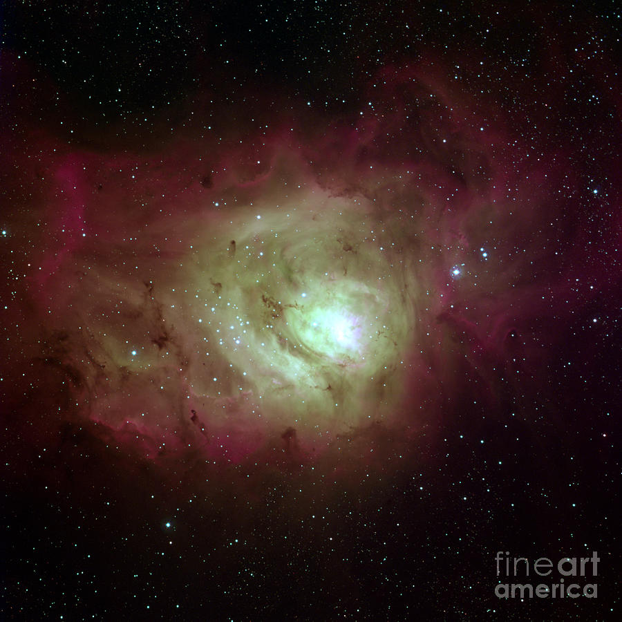 Lagoon Nebula #1 Photograph by National Optical Astronomy Observatories/science Photo Library
