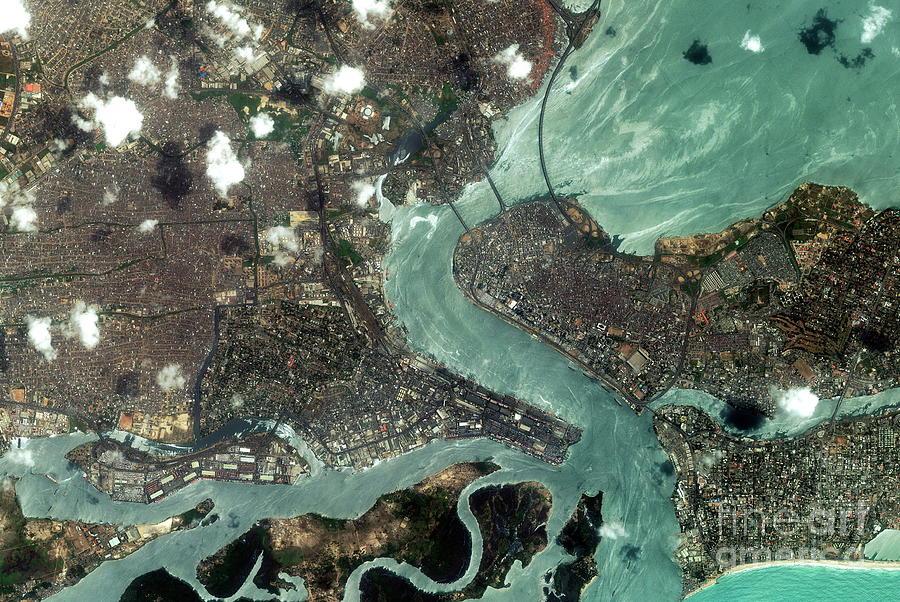 Lagos #1 Photograph by Geoeye/science Photo Library