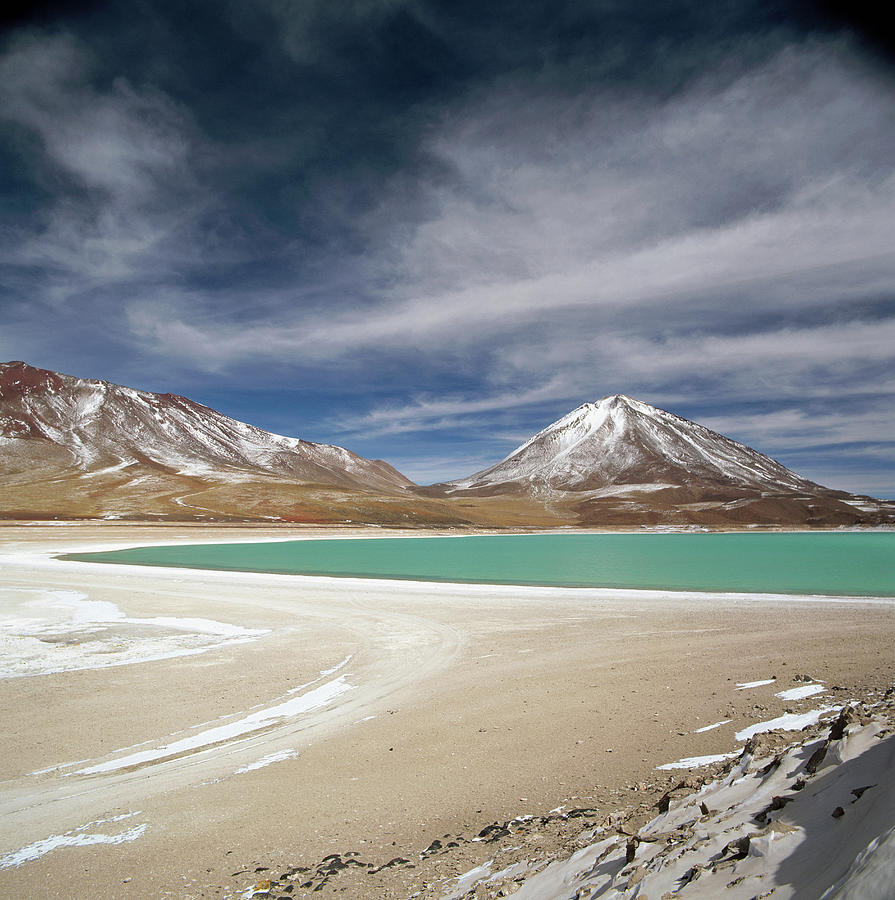 Laguna Verde Is A Salt Lake In The Photograph by Cultura Exclusive/philip Lee Harvey Laguna Verde Is A Salt Lake In The Photograph by Cultura Exclusive/philip Lee Harvey