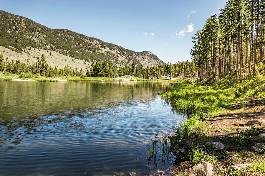 Nature Digital Art - Lake, Montana, Us #1 by Suhp