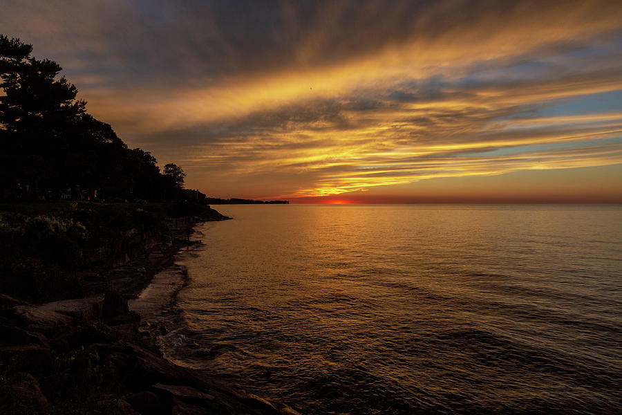 Sunset Photograph - Lake Ontario Sunset #4 by Jack R Perry