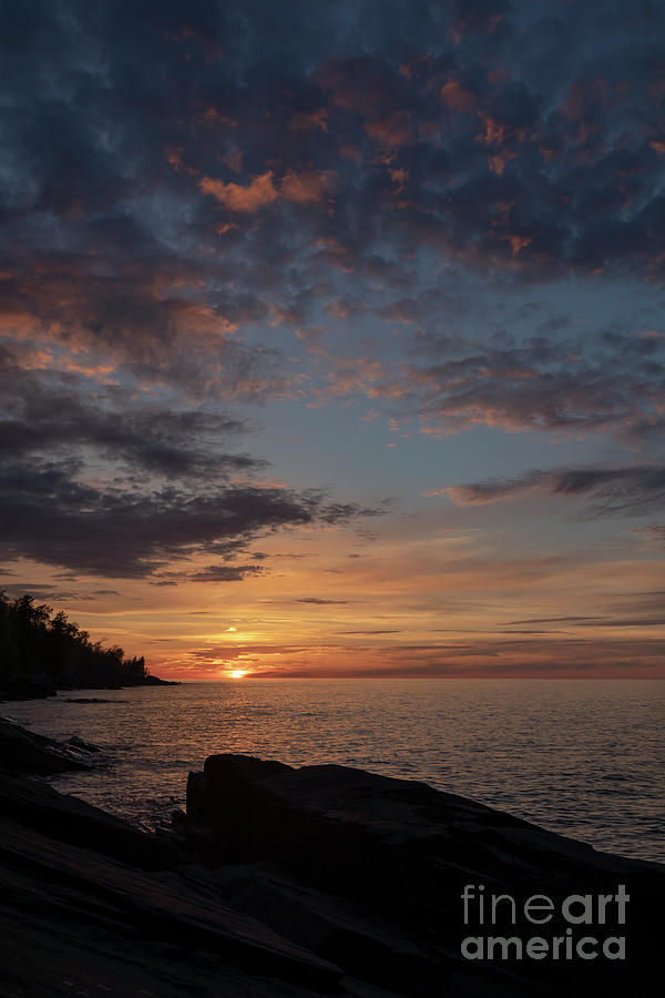 Lake Superior Sunset Photograph by Jim West