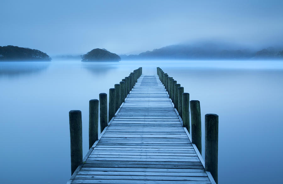 Landing Jetty On Conniston Water, Lake #1 Photograph by Travelpix Ltd