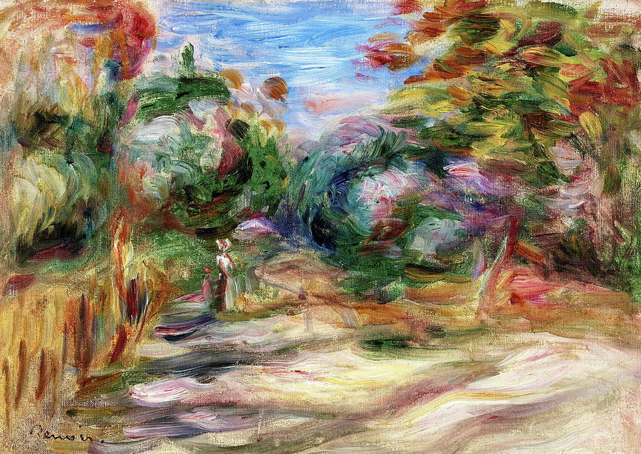 Abstract Painting - Landscape, 1911 - Digital Remastered Edition #2 by Pierre-Auguste Renoir