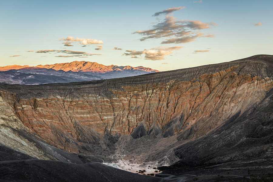 Death Valley National Park Digital Art - Landscape At Ubehebe Crater In Death Valley National Park, California, Usa #1 by Manuel Sulzer