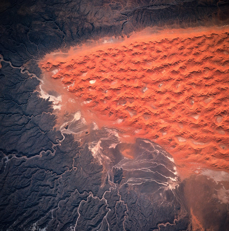 Landscape Viewed From Space #1 Photograph by Stockbyte