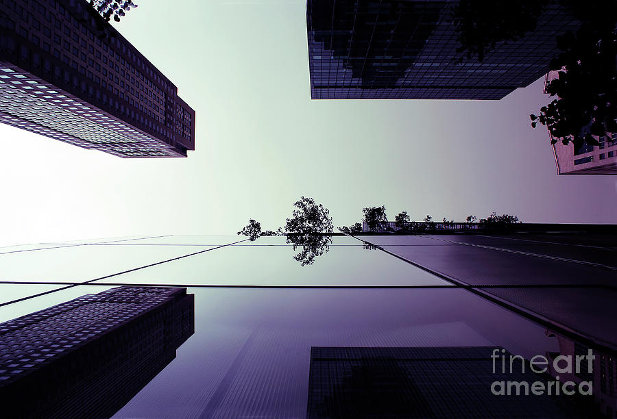 Large buildings with reflections of a big city #1 Photograph by Joaquin Corbalan