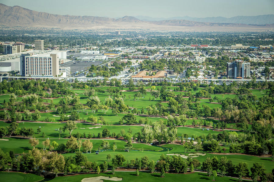Las Vegas Golf Course Resort On Sunny Day #1 Photograph by Alex Grichenko