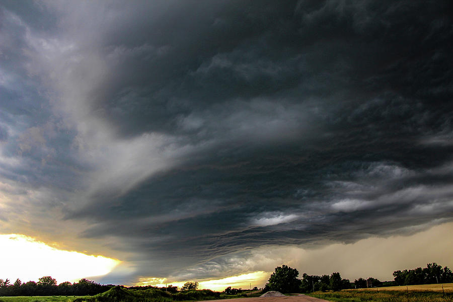 Late Afternoon Nebraska Thunderstorms 020 Photograph by Dale Kaminski
