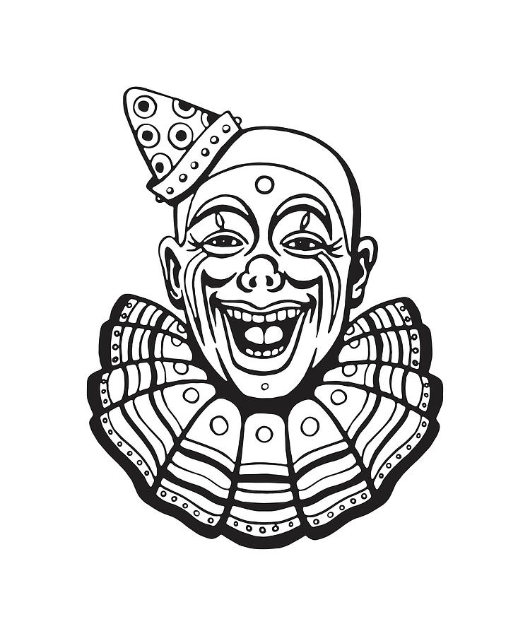 Laughing Clown Drawing by CSA Images | Fine Art America