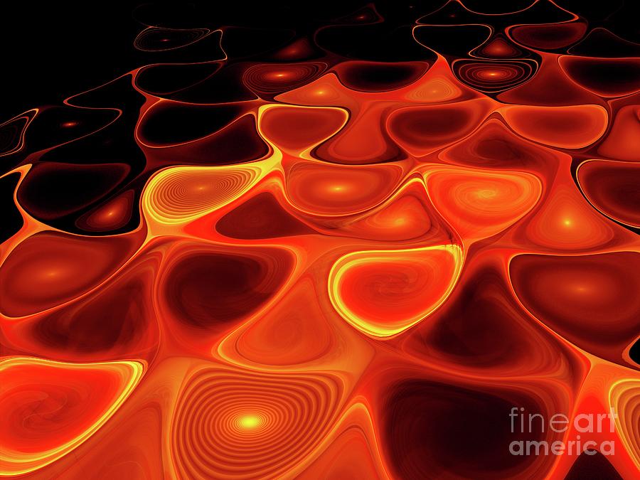 Lava Photograph - Lava In Hell #1 by Sakkmesterke/science Photo Library