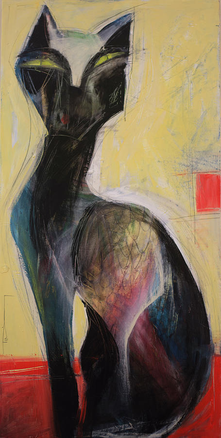 Le Chat #2 Painting by Tim Nyberg