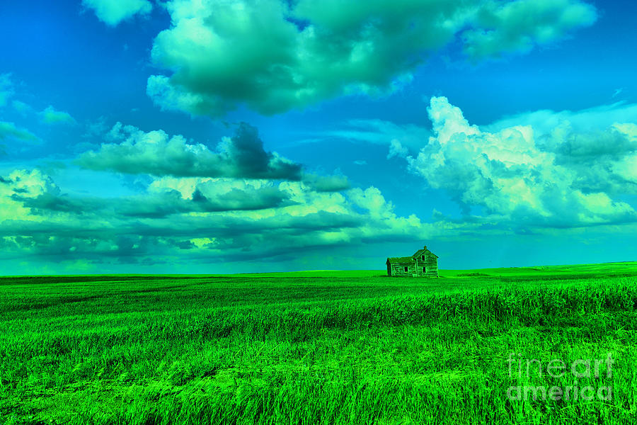 Landscape Photograph - Left on the prairie #2 by Jeff Swan