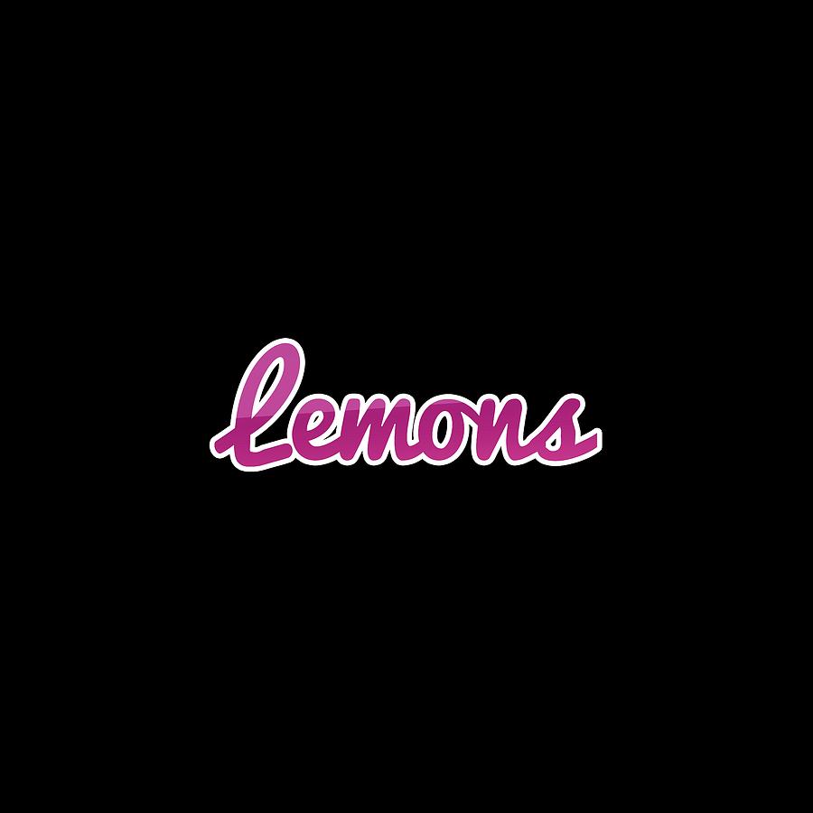 Lemon Digital Art - Lemons #Lemons #1 by TintoDesigns