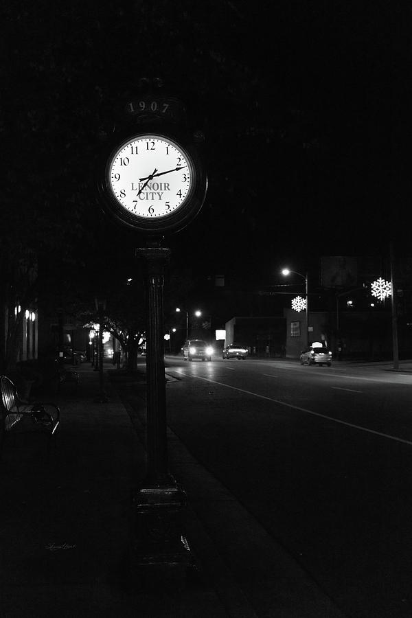 Lenoir City Clock #2 Photograph by Sharon Popek