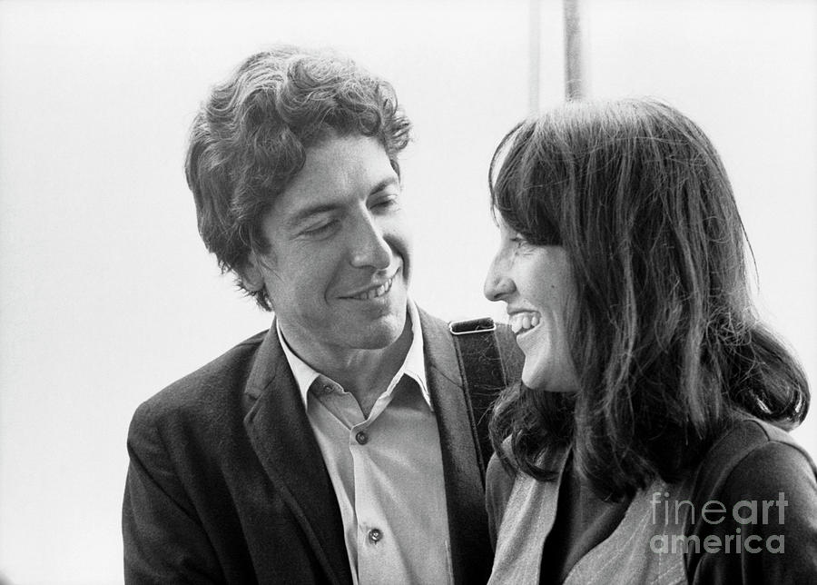 Leonard Cohen And Joan Baez At Newport #1 Photograph by The Estate Of David Gahr